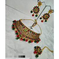 Pooja Bangles Gold Plated Kundan Stone Choker Necklace Set