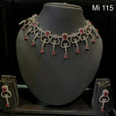 Pooja Bangles Gold Plated Austrian Stone Choker Necklace Set