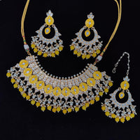 Pooja Bangles Gold Plated Kundan Stone & Meenakari Necklace Set