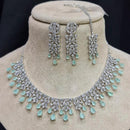 Pooja Bangles American Diamond Necklace Set