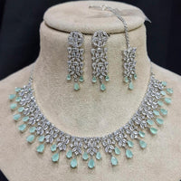 Pooja Bangles American Diamond Necklace Set