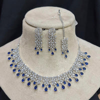 Pooja Bangles American Diamond Necklace Set