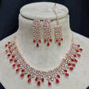 Pooja Bangles American Diamond Necklace Set