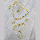 Pooja Bangles American Diamond Necklace Set