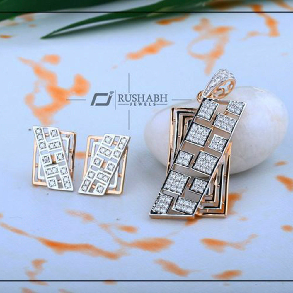 Pooja Bangles Gold Plated Ad Stone Pendant Set