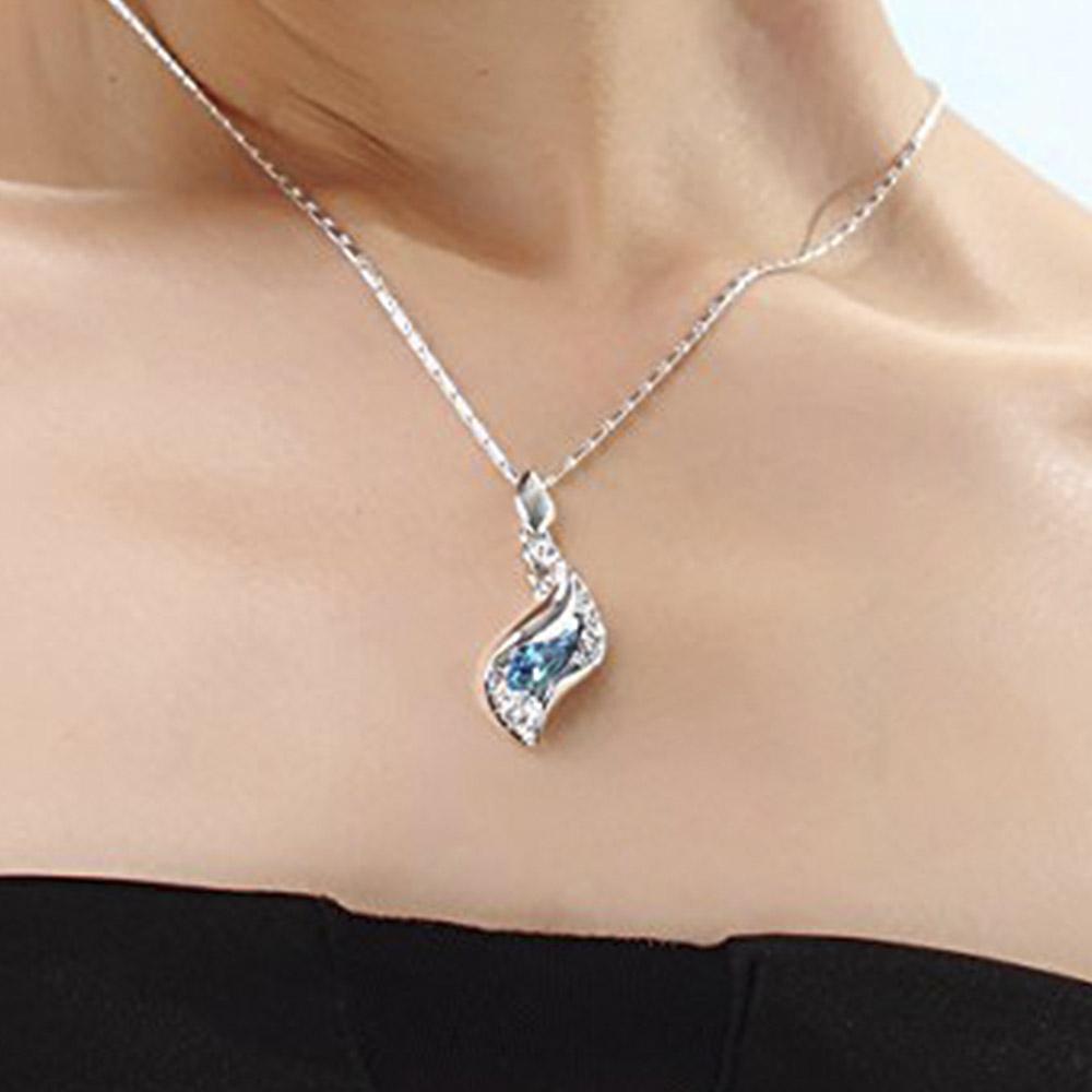 Mahi Designer Solitaire Crystal Pendant