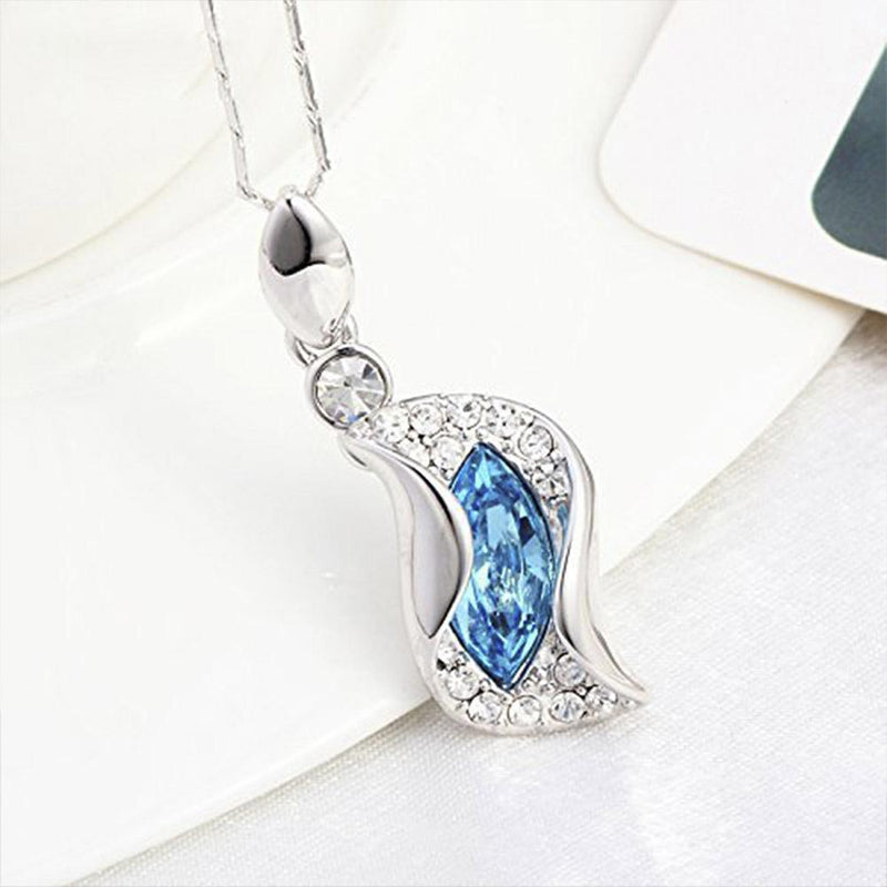 Mahi Designer Solitaire Crystal Pendant