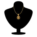 Mahi Hanuman Gold Plated Religious God Pendant