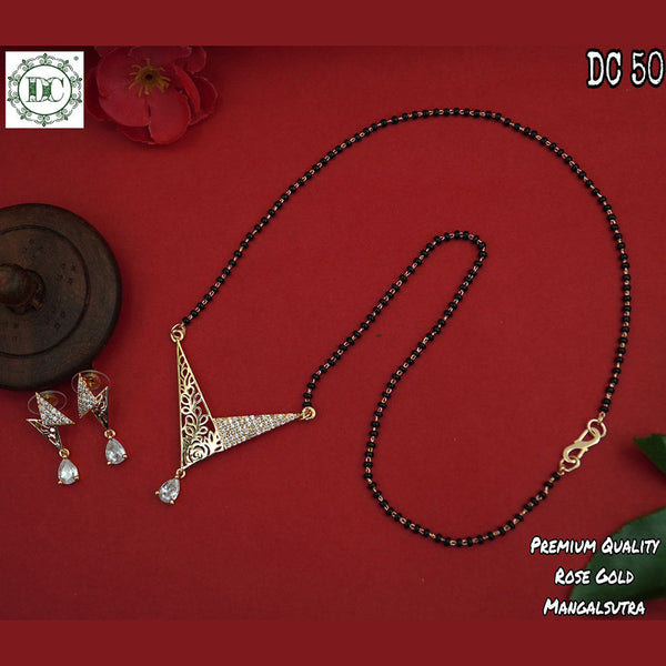 Diksha Collection Black Beads Mangalsutra