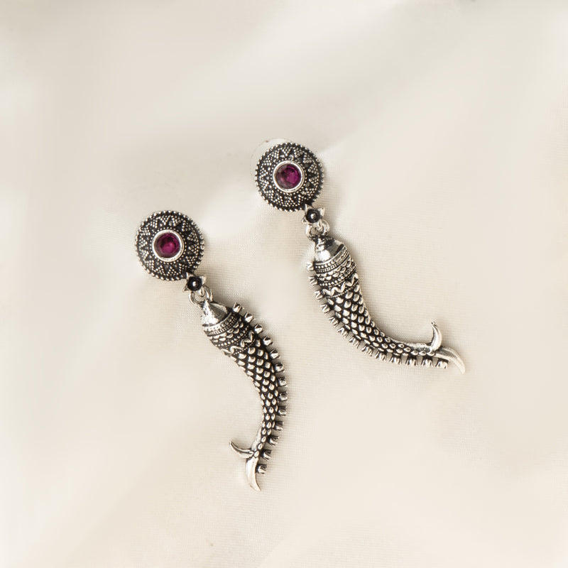 Nipura Pink Matsya Danglers