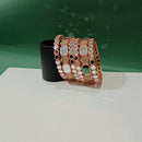 Pooja Bangles Gold Plated Designer Mirror Work Bangles Set