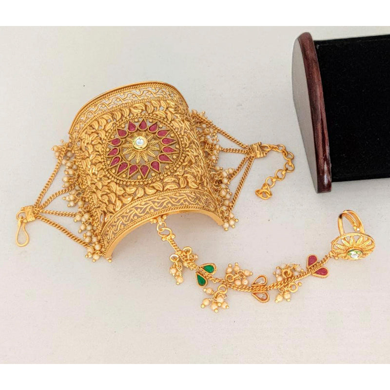 Pooja Bangles Gold Plated Designer Bracelet