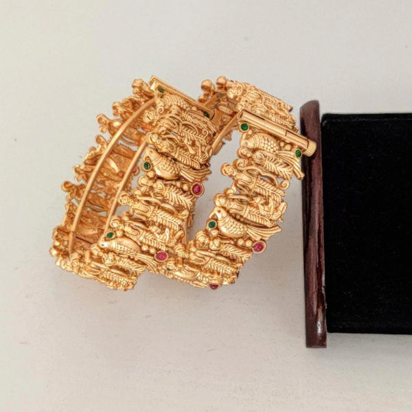 Pooja Bangles Gold Plated Bangles Set