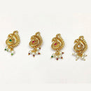 Pooja Bangles Gold Plated Traditional Nose Pin