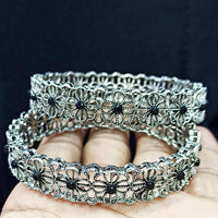 Pooja Bangles Oxidised Floral Bangles Kada Set