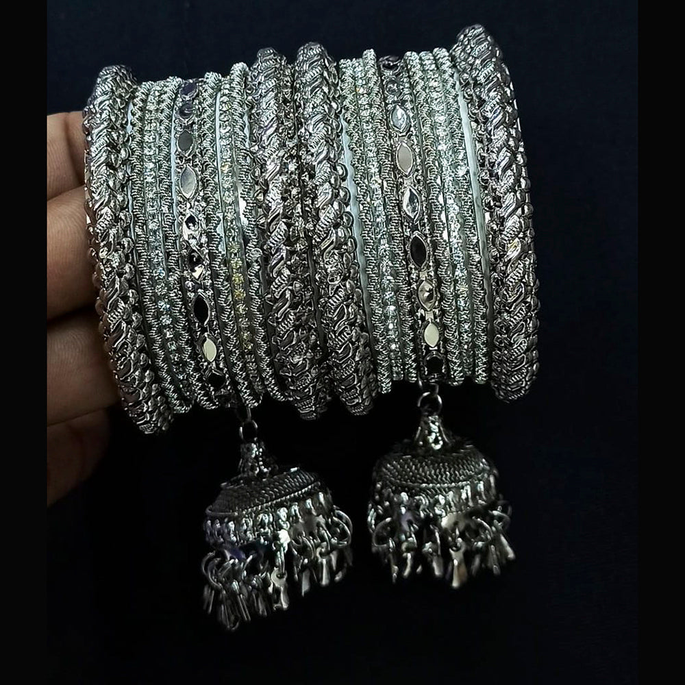 Pooja Bangles Oxidised Stylish Bangles Set