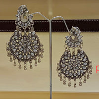 Pooja Bangles Oxidized Plated Dangler Earrings