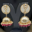 Pooja Bangles Gold Plated Beads Jhumka Earrings