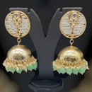Pooja Bangles Gold Plated Beads Jhumka Earrings