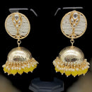 Pooja Bangles Gold Plated Beads Jhumka Earrings