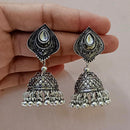 Pooja Bangles Oxidised Jhumka Earrings