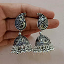 Pooja Bangles Oxidised Jhumka Earrings