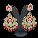 Pooja Bangles Gold Plated Kundan And Meenakari Earrings