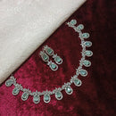 Pooja Bangles Gold Plated American Diamond Necklace Set