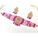 Pooja Bangles Beads And Pearl Choker Necklace Set