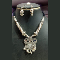 Pooja Bangles Navratri Special Oxidised Necklace Set