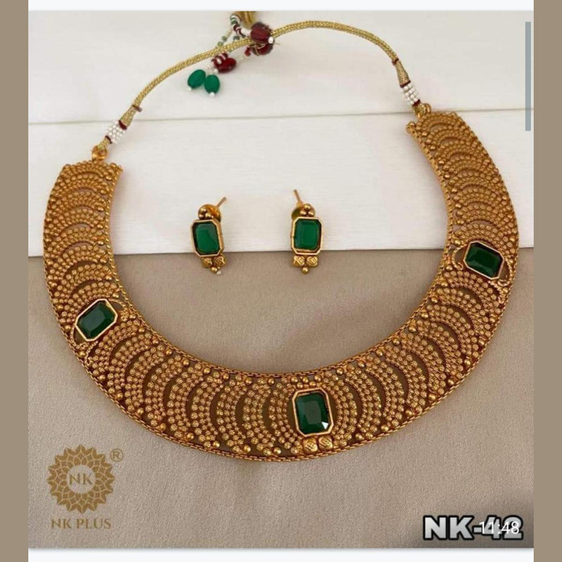 Pooja Bangles Gold Plated Necklace Set