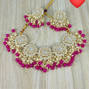 Pooja Bangles Kundan & Beads Necklace Set