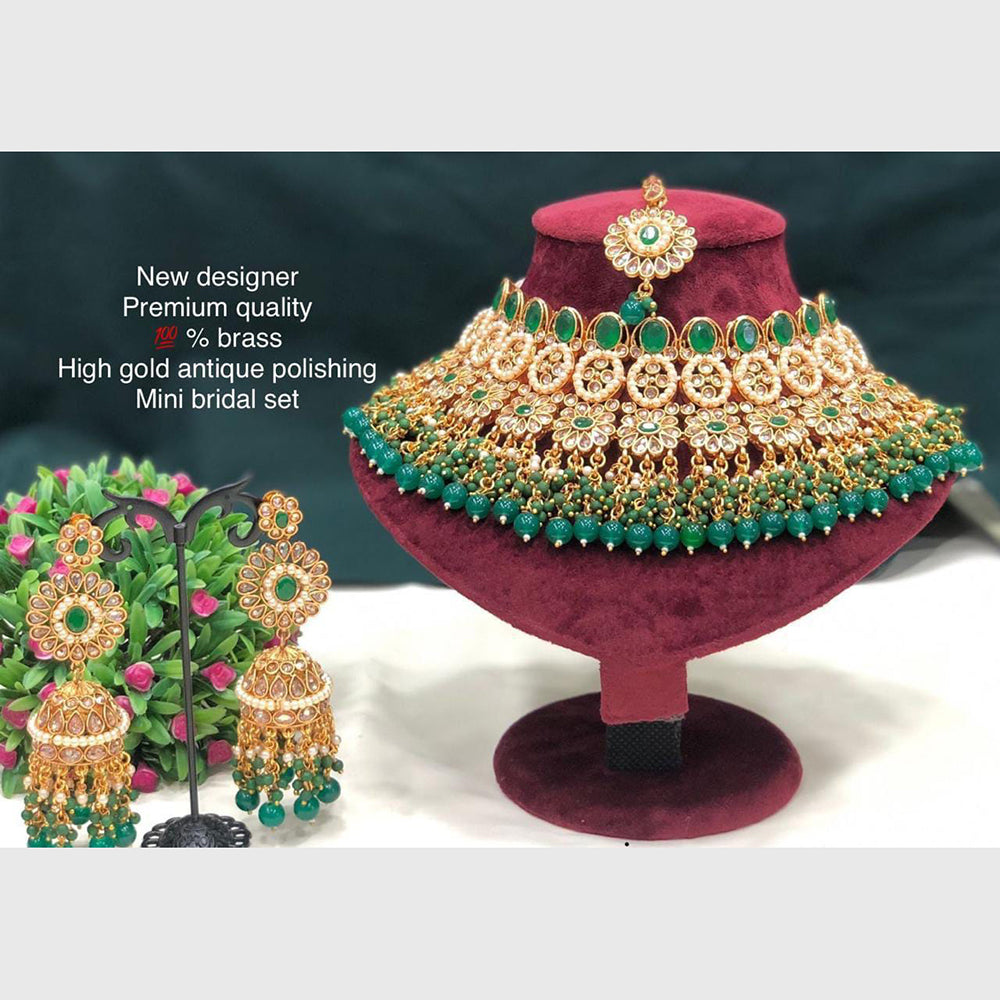 Pooja Bangles Gold Plated Designer Necklace Set