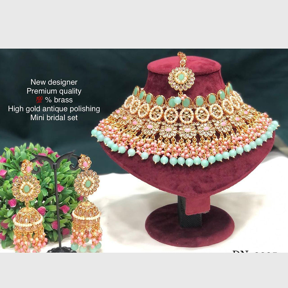 Pooja Bangles Gold Plated Designer Necklace Set