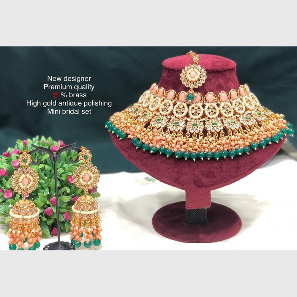 Pooja Bangles Gold Plated Designer Necklace Set