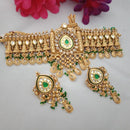 Pooja Bangles Gold Plated Designer Necklace Set