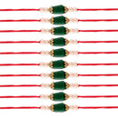 Etnico Ethnic Designer Pearl Beads Combo Rakhi Bracelet for Men/Brother/ Bhaiya (Pack of 10) (R018-10)