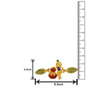 Mahi Meenakari Work Lord Krishna with Matki Rakhi Bracelet for Adorable Brothers (RA1100635G)