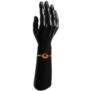 Mahi Simple and Elegant Red White Crystals Rakhi for Brothers (RA1100651G)