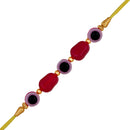 Mahi Gold Plated Auspicious Evil Eye Rakhi for Brother (RA1100720G)