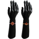 Mahi Combo of 2 Designer  Red, White Crystals, Artificial Pearl Rakhi's for Brother (RCO1105244G)