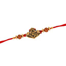 Mahi Combo of 2 om Rakhis with Rudraksha and Crystals for Bhaiya / Brother (RCO1105423M)