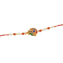 Mahi Combo of Leaf and Peacock Shaped Colorful Rakhi's with Meena Work and Beads (RCO1105424G)