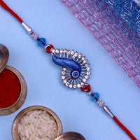 Mahi Combo of Evil Eye Crystals Rakhi's Meena Work for Bhaiya / Brother (RCO1105430M)