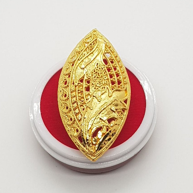 Raiyaraj Gold Plated Pack Of 3 Adjustable Designer Ring
