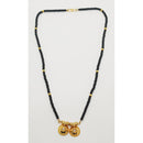 Raiyaraj Gold Plated Pack Of 3 Black Beads Mangalsutra -RRAcc03