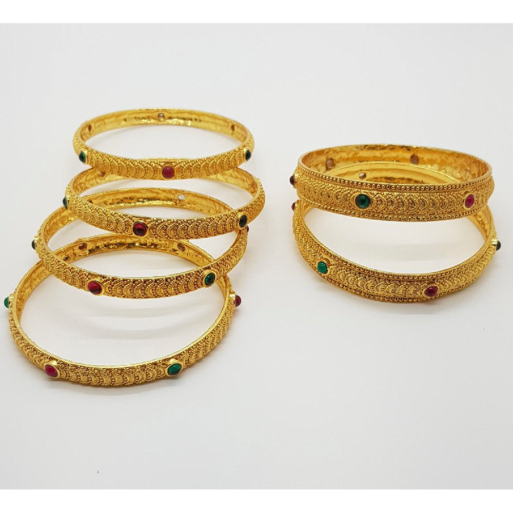 Raiyaraj Gold Plated Pack Of 3 Bangle Set