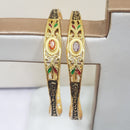 Raiyaraj Gold Plated Pack Of 3 Kada Bangles