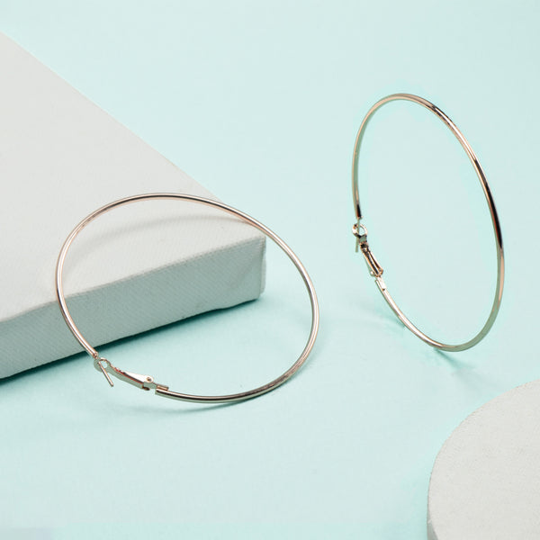 Nipura Rosegold Classic Hoops