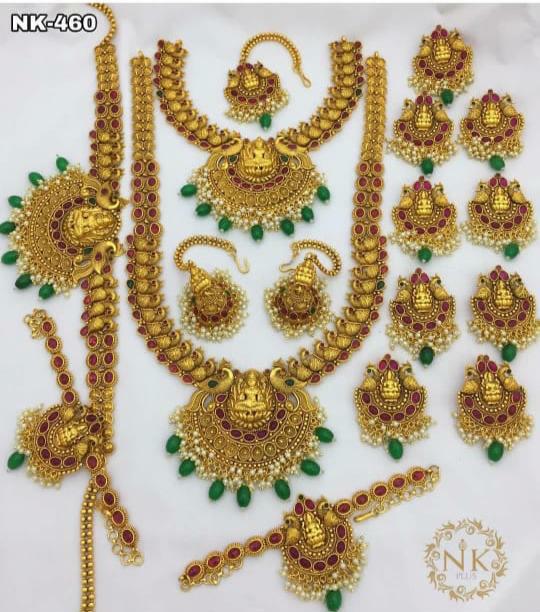 Sai Fashion Gold Plated Bridal Jewellery Set